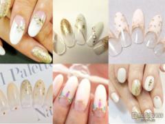 華やかカラーは指先に♪ゴールド×ホワイトのコンビに夢中