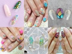 クリアな輝きを指先に…「ステンドグラスネイル」でカラフルアートを楽しみたい！