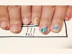 春ネイルには淡いトキメキを。100円で出来る水彩画ネイルのすゝめ