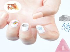 指先におちた雨しずく。繊細で美しい"rain nail"デザインカタログ