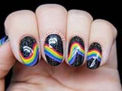 ポップなカラーがとってもキュート♡虹が宿る「レインボーネイル」カタログ