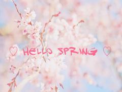 指先に感じる春の訪れ♡ぴんく×キラキラでつくる桜の花ネイル