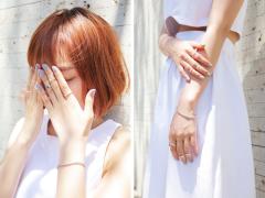 爽やかなカラーでS/Sを彩りましょ？3パターンの青ネイルのデザインカタログ♭