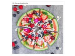 「スイカピザ」が可愛い！簡単ヘルシーでパーティレシピにもぴったり