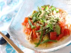 夏の美肌ケアにもぴったり 「アボカドとトマトの素麺」