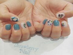 秋には秋の華が咲く。5つのネイルサロンの押し花ネイルデザイン帳