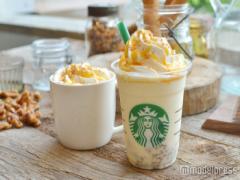【飲んでみた】スタバ新作メイプルドリンクは秋を感じる美味しさ！濃厚×サクサク食感に夢