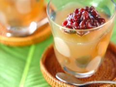 "涼" を味わう簡単おやつ、「麦茶寒天」