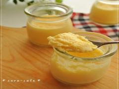 午後のティータイムに美味しいプリンはいかが？ほっと一息いれましょう