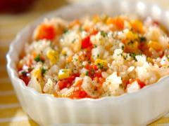 炊飯器で炊くだけ！ トマトのダシが染みこむ「フレッシュトマトのピラフ」