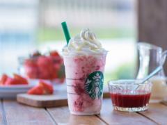 スタバ、“ストロベリー＆ホワイトチョコ”フラペがサプライズ登場