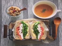 最新サンドイッチ事情は大→小。可愛く小ぶりの＃半分サンドの作り方