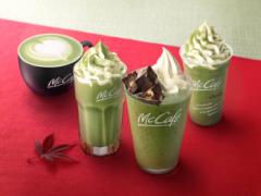 マックカフェ、抹茶×チョコレートの贅沢フラッペ登場 濃厚スイーツも