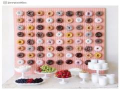 「ドーナツウォール」がブーム目前 並べるだけでキュートなデコレーションに