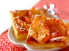 かんたん本格スイーツ！ 「のせるだけのリンゴ煮パイ」