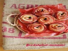 りんごがお花に変身！オシャレ度がぐんっとあがるフラワーアップルのレシピ