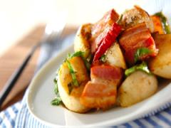 甘くみずみずしいおいしさ！ カブとベーコンのアーリオ・オーリオ