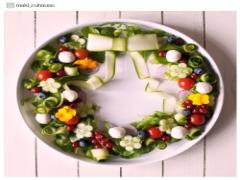 クリスマスは「リースサラダ」で鮮やかに！簡単作り方