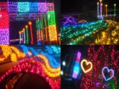 サンリオと夢かわいい尽くし♡カラフルに煌めくハーモニーランドのイルミネーション