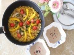 クリスマスにぴったり！ 簡単＆豪華なパエリアと栗のポタージュ