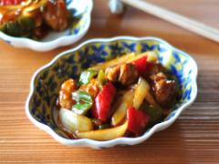 豚こま肉をギュッとにぎって作る、やわらか酢豚