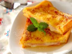 外はカリッ 中はフワッ 朝食にぴったりなモンティクリスト