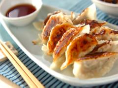 塩加減がちょうどいい！ 野沢菜入り餃子