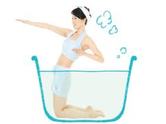 【簡単お風呂ヨガpart4】ぷるぷる二の腕&amp;背中のハミ肉を引き締める♡