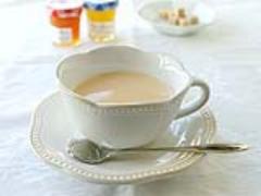 電子レンジで超簡単！うっとり幸せ♪キャラメル色のミルクティー