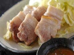 気になるカロリーもダウン！ グリル豚バラのみそダレ