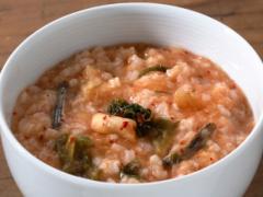 だしはキムチからも「キムチといりこのお粥」