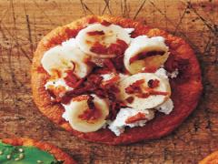 バナナ×ベーコン× カッテージチーズのクラウドブレッド