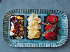 オイルサーディン×トマト×タイムのスモーブル