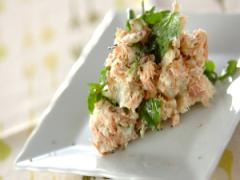 里芋×クリームチーズにハマる！ 里芋とツナのサラダ