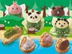 コージーコーナー上野公園ルエノ店限定！パンダのケーキや、ワニのエクレアなど“どうぶ