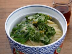 “目から鱗”の韓国天ぷらの知恵「簡単春の天丼 菜の花の蕾・茎、新じゃが」