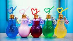 5色に光る☆ 原宿初・電球ソーダ専門店「原宿電気商会」×原宿発・アイドル「神宿」夢コラ