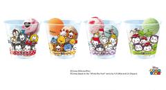 サーティワン、可愛い「ディズニー ツムツム」デザインの限定カップ登場