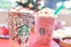 スタバ、クリスマス限定ドリンクが乙女心くすぐる　ラズベリー×ホワイトチョコが甘酸っぱ