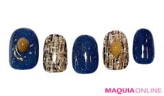 深い秋色を楽しむ、リッチでシックな「ツイード」ネイル | lMAQUIA