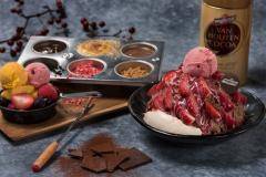 アイスモンスター表参道＆大阪、バンホーテンココアとのコラボカフェに“変身”