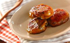 こっくり甘辛風味の秋のおやつ、カボチャもち