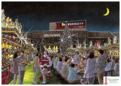 本場ドイツのクリスマスマーケット、大阪エキスポシティで初開催　イルミ点灯＆あったか