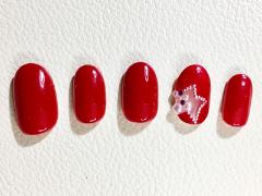 ホリデーシーズン気分を高めるレッド×スターデザイン【365日ネイル】 |