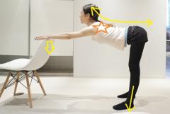 顔・二の腕むくみを解消！朝1分のイスを使ったストレッチ