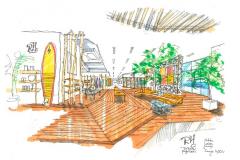 東京初出店「RHC ロンハーマン豊洲店」カフェ併設でアパレル雑貨も充実