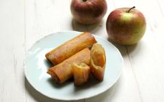 旬のりんごで簡単スイーツ！ パリパリ食感の「春巻きアップルパイ」【今日の時短ごはん