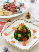 ツリー＆リースが華やか♡　簡単に作れる「クリスマスサラダ」レシピ