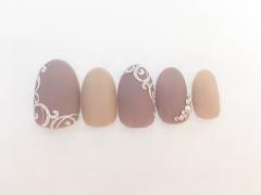 ロマンティックなレース柄で、思いきりフェミニンに【365日ネイル】 |