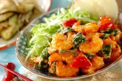 大人も子どもも大好き！ プリプリ「エビのオーロラソース」